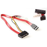 Advanced cable technology Micro SATA(6+7) male - SATA(7) + 5,25  male (4 pins)Micro SATA(6+7) male - SATA(7) + 5,25  male (4 pins) (AK3416)